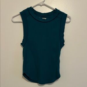 Free People Deep Teal Sleeveless Tank
